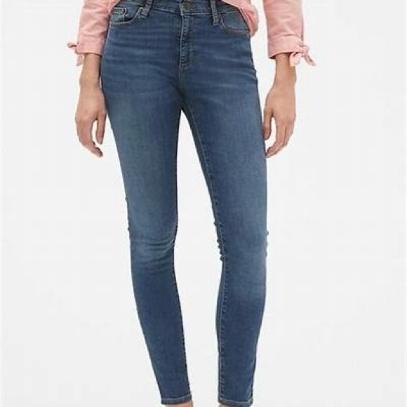 Banana Republic Curvy Mid Rise Skinny Jeans - Picture 3 of 16